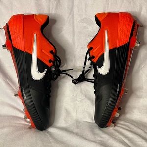 Nike Mens Alpha Huarache Elite 2 Baseball Cleats S 12.5 AJ6873-008 Black Orange